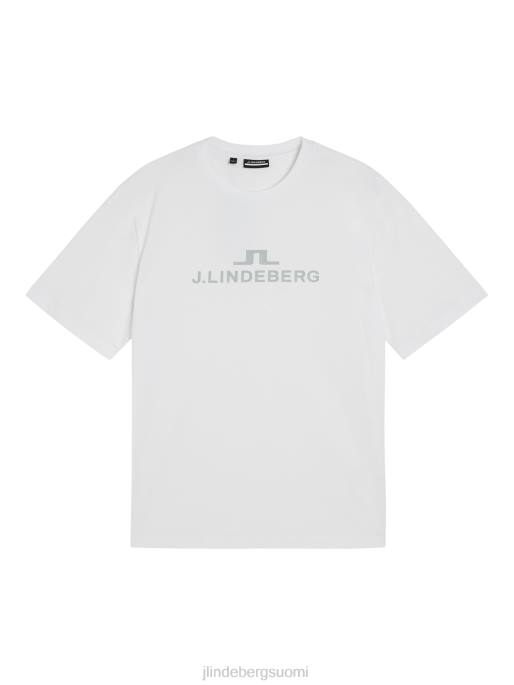 J.Lindeberg alfa t-paita miehet valkoinen 4VD0179 vaatetus