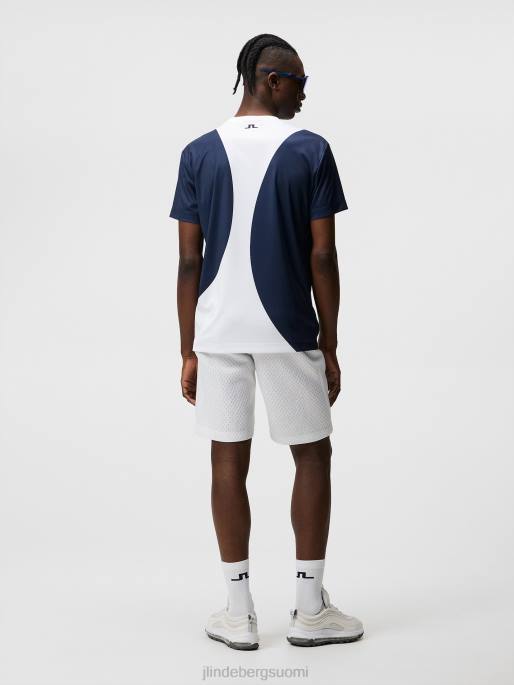 J.Lindeberg isot täplät tee miehet valkoinen 4VD0181 vaatetus