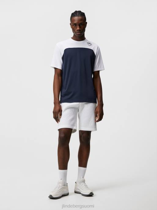 J.Lindeberg mesh estetty t-paita miehet laivasto 4VD0186 vaatetus