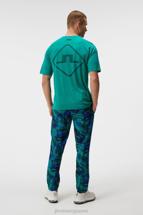 J.Lindeberg shaun villainen t-paita miehet ylpeä riikinkukko 4VD01 vaatetus