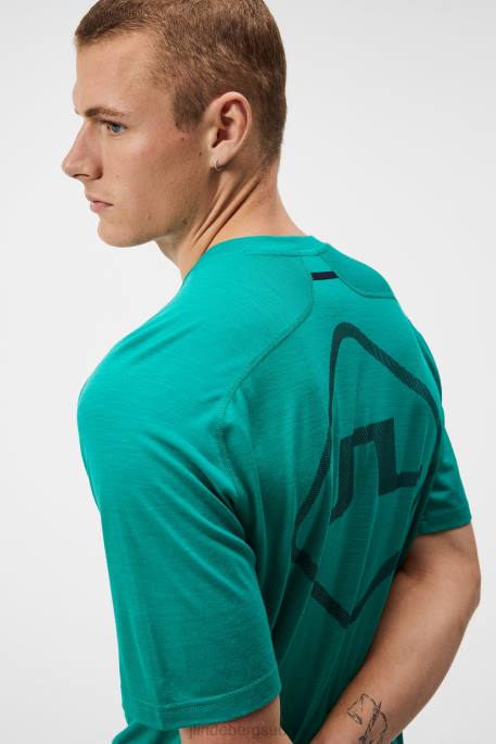 J.Lindeberg shaun villainen t-paita miehet ylpeä riikinkukko 4VD01 vaatetus