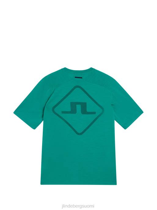 J.Lindeberg shaun villainen t-paita miehet ylpeä riikinkukko 4VD01 vaatetus