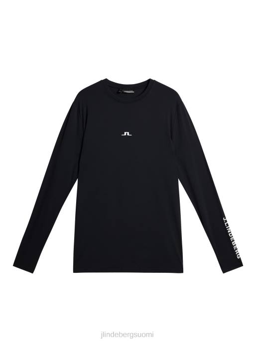 J.Lindeberg thor top miehet musta 4VD076 vaatetus