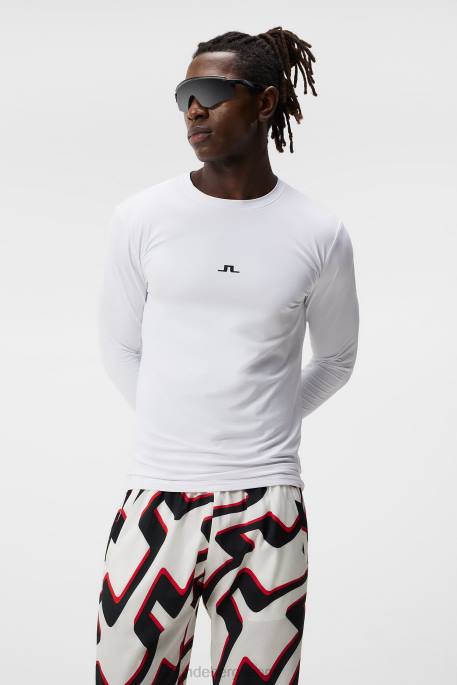 J.Lindeberg thor top miehet valkoinen 4VD074 vaatetus