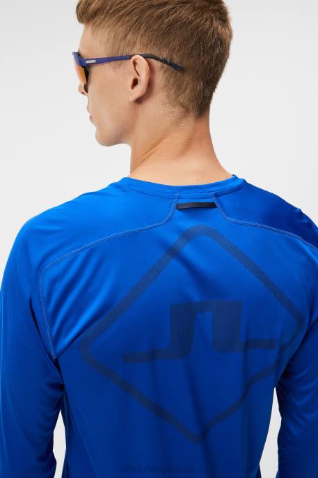 J.Lindeberg timantti pitkähihainen t-paita miehet surfaa verkossa 4VD012 vaatetus