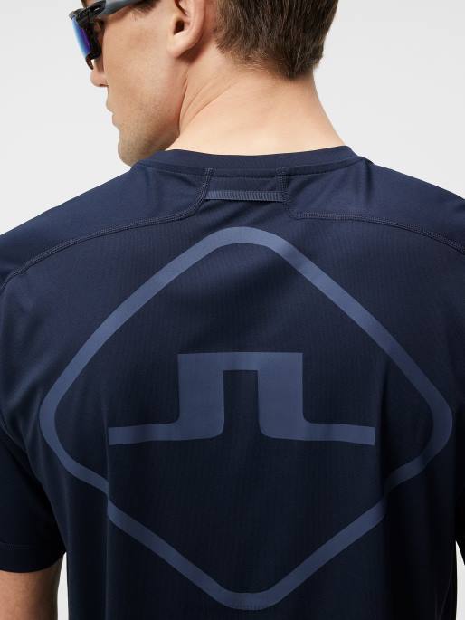 J.Lindeberg timantti t-paita miehet laivasto 4VD0172 vaatetus