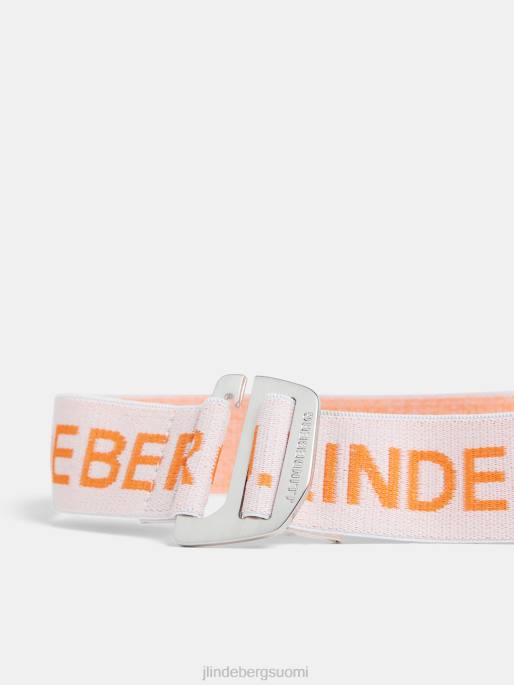 J.Lindeberg zane elastinen vyö miehet valkoinen 4VD0759 lisävaruste