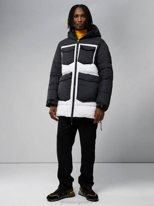 J.Lindeberg galaksiretkikunta alas parkista miehet musta 4VD01303 vaatetus