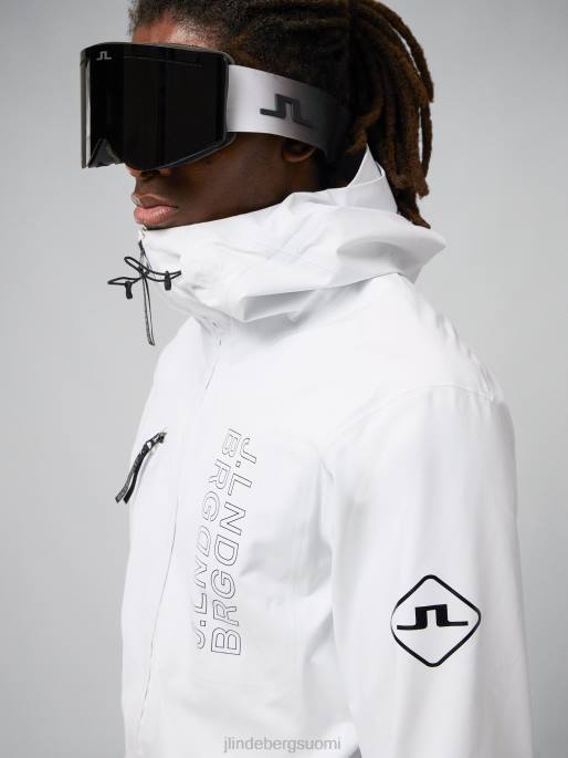 J.Lindeberg ilmakuori yhtenä kappaleena miehet valkoinen 4VD01294 vaatetus