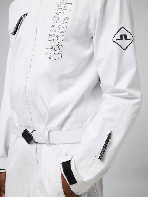 J.Lindeberg ilmakuori yhtenä kappaleena miehet valkoinen 4VD01294 vaatetus