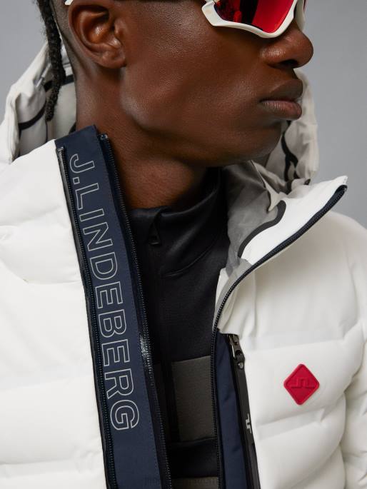 J.Lindeberg orbit hybridi untuvatakki miehet valkoinen 4VD01299 vaatetus