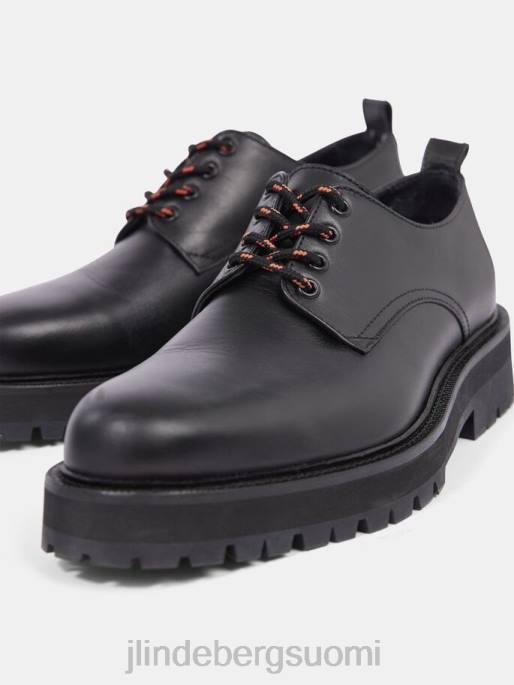 J.Lindeberg derby nahkakenkä miehet musta 4VD02542 jalkineet
