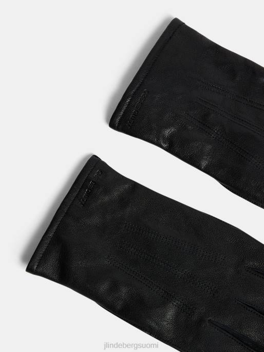 J.Lindeberg milo nahkahansikas miehet musta 4VD01241 lisävaruste