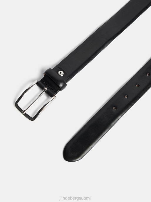 J.Lindeberg bill nahkavyö miehet musta 4VD01244 lisävaruste