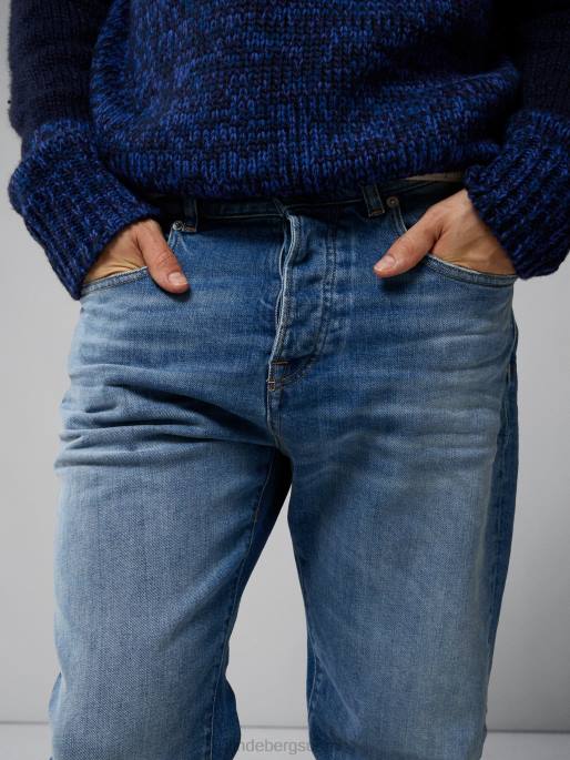 J.Lindeberg Cody vintage wash farkut miehet vaaleansininen 4VD02579 vaatetus