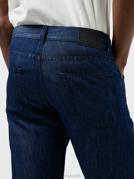 J.Lindeberg cody pellavasekoitefarkut miehet keski sininen 4VD02586 vaatetus