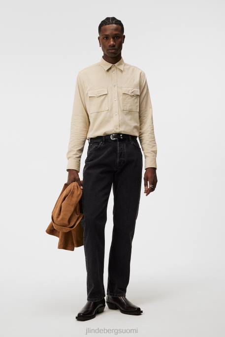 J.Lindeberg johnny one wash farkut miehet musta 4VD01093 vaatetus