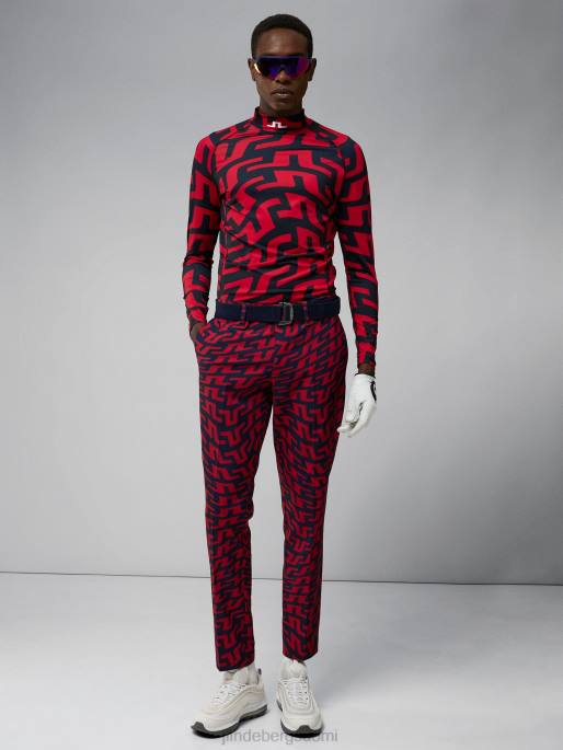 J.Lindeberg Princetonin housut miehet siltapyörre punainen 4VD02172 vaatetus