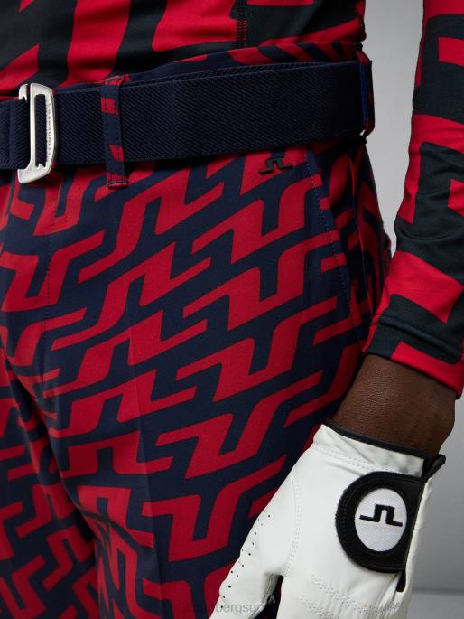 J.Lindeberg Princetonin housut miehet siltapyörre punainen 4VD02172 vaatetus