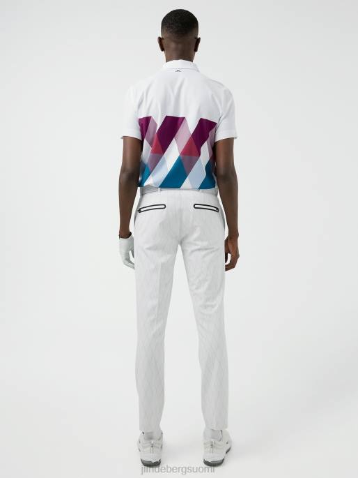 J.Lindeberg aktiiviset argyle golfhousut miehet valkoinen 4VD02217 vaatetus