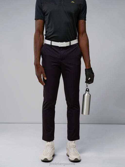 J.Lindeberg axil fleece twill housut miehet musta 4VD02179 vaatetus