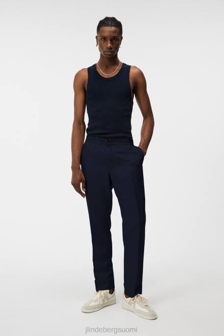 J.Lindeberg baron tencel pellavahousut miehet laivasto 4VD01128 vaatetus