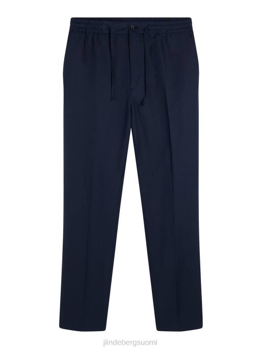 J.Lindeberg baron tencel pellavahousut miehet laivasto 4VD01128 vaatetus