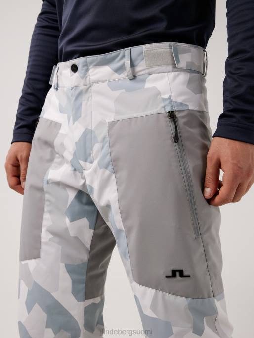 J.Lindeberg clarke hiihtohousut miehet harmaa camo 4VD02238 vaatetus