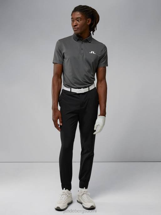 J.Lindeberg mansetti jogger housut miehet musta 4VD02184 vaatetus