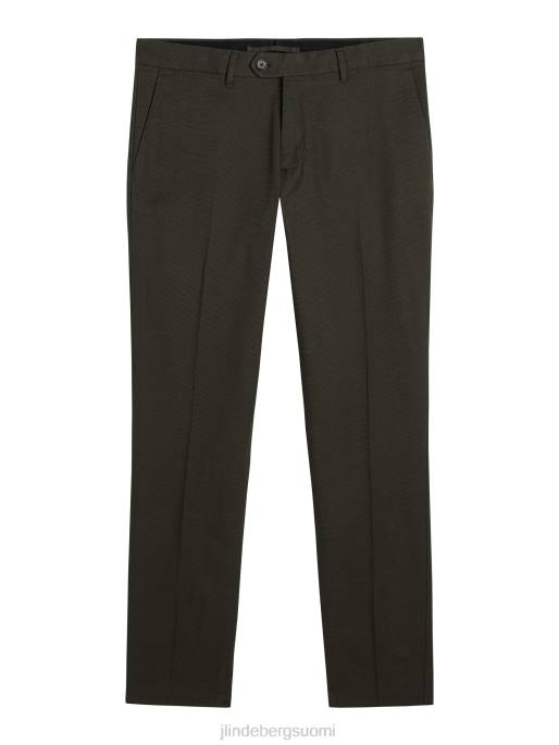 J.Lindeberg myöntää mikrotekstuurihousut miehet metsänvihreä 4VD02198 vaatetus