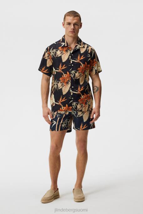 J.Lindeberg pankkien trooppiset uimahousut miehet laivasto 4VD01113 vaatetus