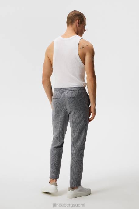 J.Lindeberg paroni pellavarakennehousut miehet laivasto 4VD01121 vaatetus