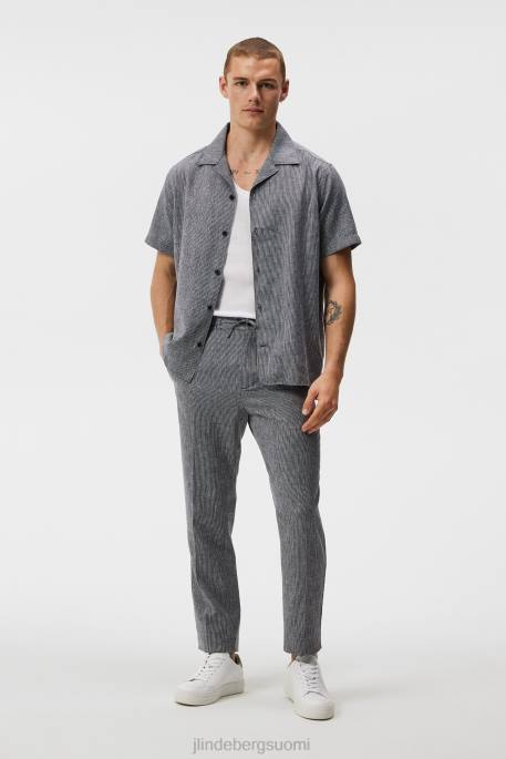 J.Lindeberg paroni pellavarakennehousut miehet laivasto 4VD01121 vaatetus