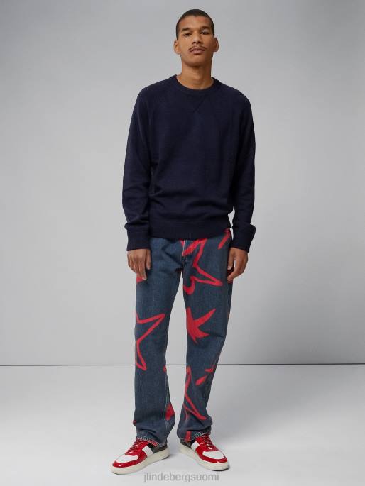 J.Lindeberg Coltonin kashmirvillapaita miehet laivasto 4VD02306 vaatetus