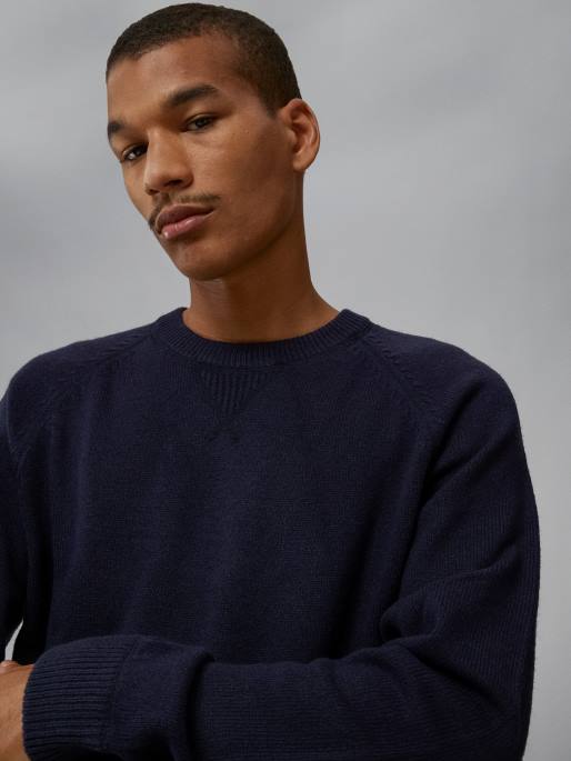 J.Lindeberg Coltonin kashmirvillapaita miehet laivasto 4VD02306 vaatetus