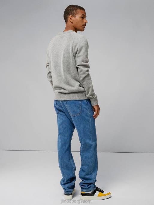 J.Lindeberg Coltonin kashmirvillapaita miehet vaaleanharmaa melansi 4VD02305 vaatetus