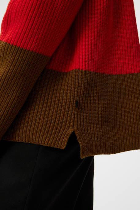 J.Lindeberg Larkspur rugby -neule miehet voipähkinä 4VD0999 vaatetus