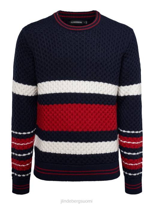 J.Lindeberg Orion-värinen neulepusero miehet laivasto 4VD02301 vaatetus