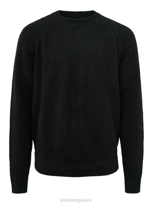 J.Lindeberg Vance mohair sekoitus pusero miehet musta 4VD02296 vaatetus