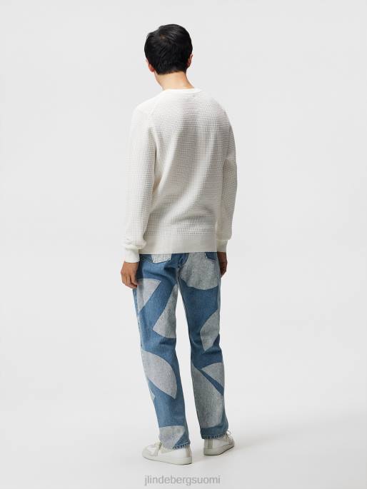 J.Lindeberg arthur luomupuuvillapusero miehet pilvi valkoinen 4VD01067 vaatetus