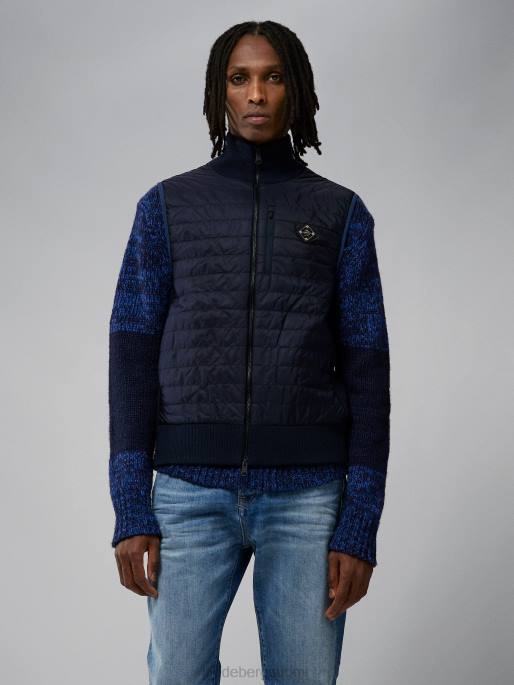 J.Lindeberg becket hybridi vetoketjuliivi miehet laivasto 4VD02297 vaatetus