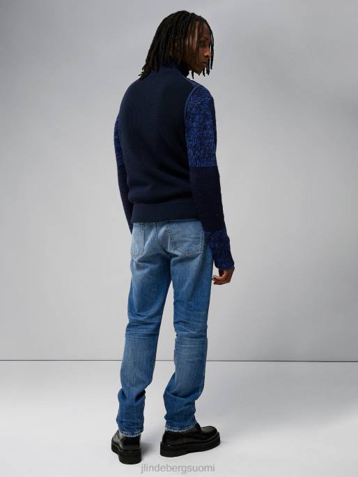 J.Lindeberg becket hybridi vetoketjuliivi miehet laivasto 4VD02297 vaatetus