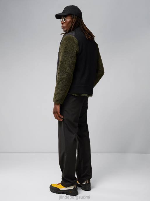 J.Lindeberg becket hybridi vetoketjuliivi miehet musta 4VD02298 vaatetus