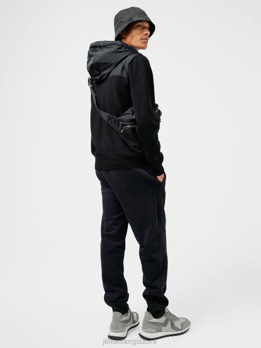 J.Lindeberg bode hupullinen takki miehet musta 4VD02361 vaatetus