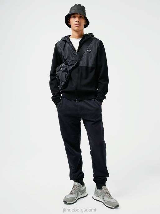 J.Lindeberg bode hupullinen takki miehet musta 4VD02361 vaatetus