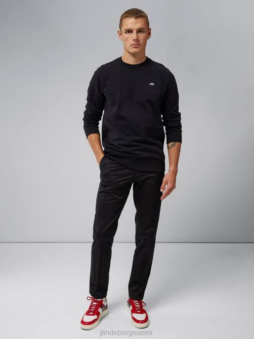 J.Lindeberg cal collegepaita miehet musta 4VD01092 vaatetus