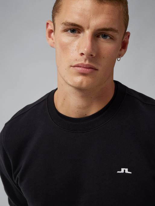 J.Lindeberg cal collegepaita miehet musta 4VD01092 vaatetus