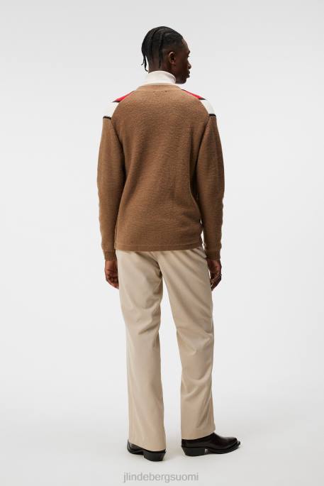 J.Lindeberg cassey-neuletakki miehet voipähkinä 4VD0998 vaatetus