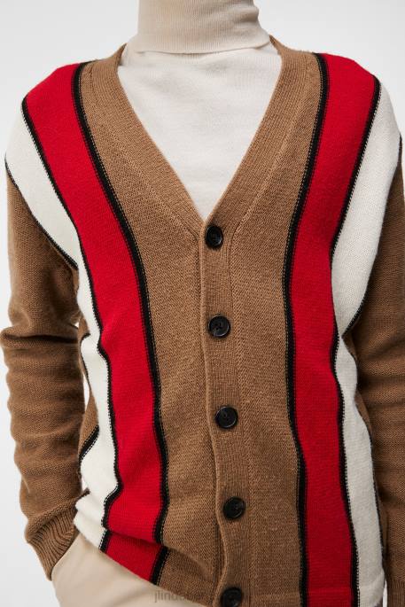 J.Lindeberg cassey-neuletakki miehet voipähkinä 4VD0998 vaatetus