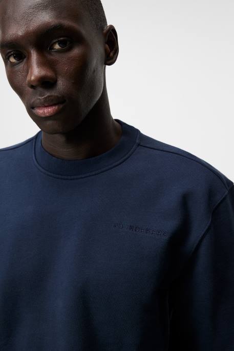 J.Lindeberg chip crew kauluspaita miehet laivasto 4VD01070 vaatetus